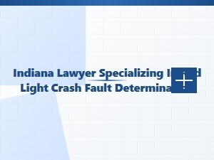 Indiana Lawyer Specializing in Red Light Crash Fault Determination